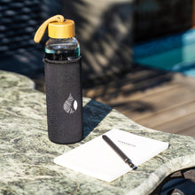 Load image into Gallery viewer, KURO-Bō Gō-Ecō Glass Water Bottle (550ml)