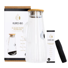 Load image into Gallery viewer, KURO-BO 2L JUG AND FILTER SET