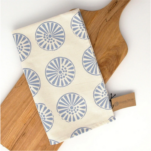SPAZA || Tea Towel  - Pin Cushion - Drift Blue