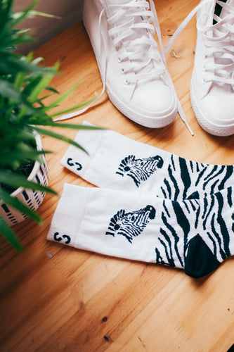 COTTON SOCK - Zebra